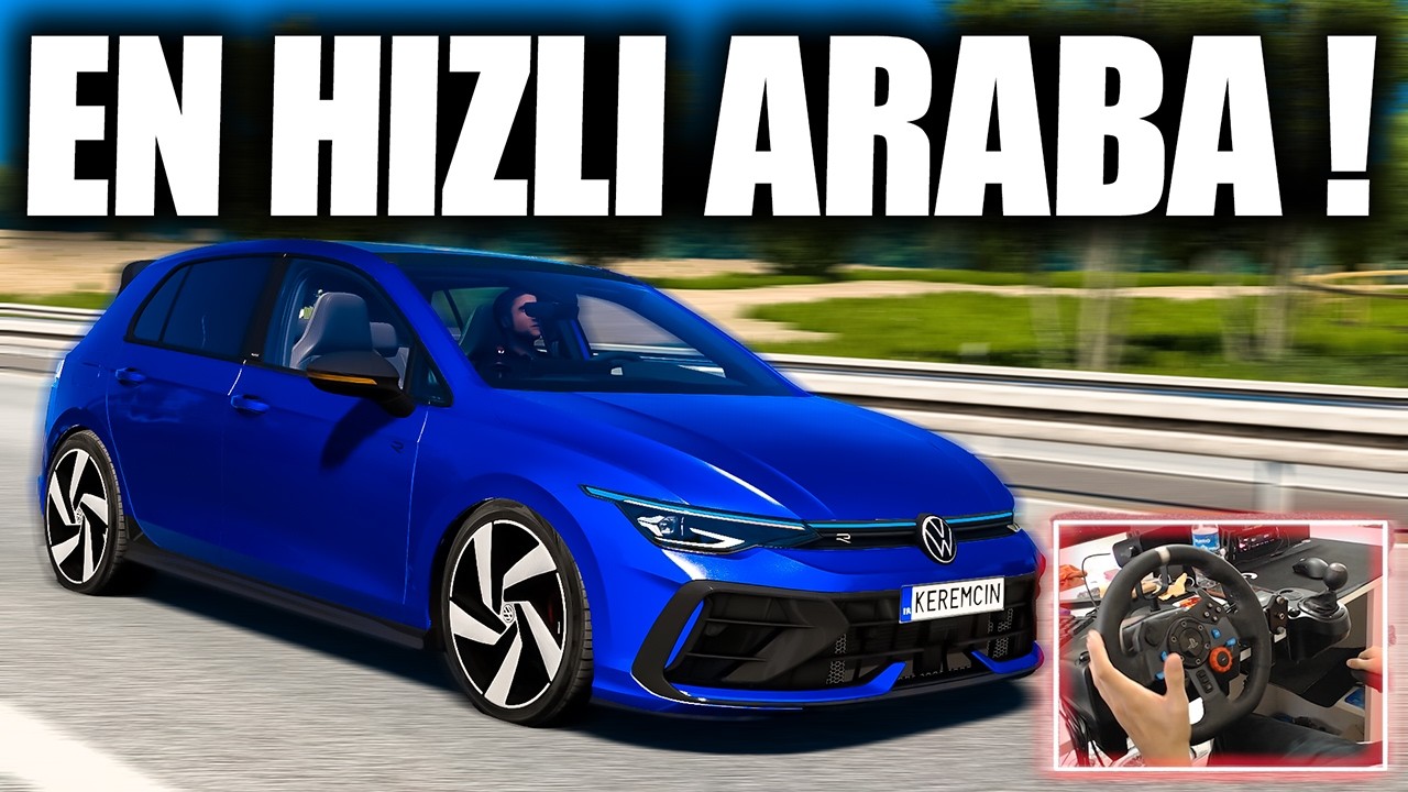 280 KM HIZ YAPAN MOD !!! VOLKSWAGEN GOLF 8.5 R ETS 2 MOD 1.55 [ Logitech G29 ]