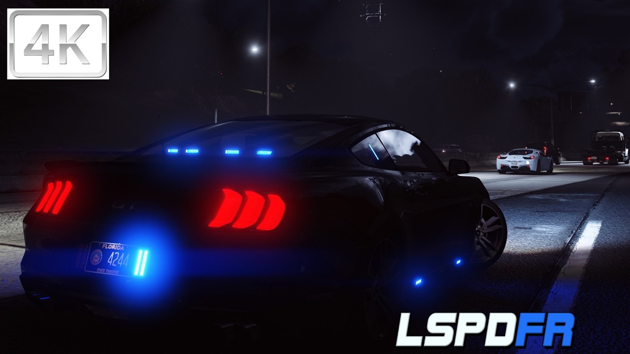 GTA 5 MODS LSPDFR | 🚓 FHP MUSTANG Highway Patrol