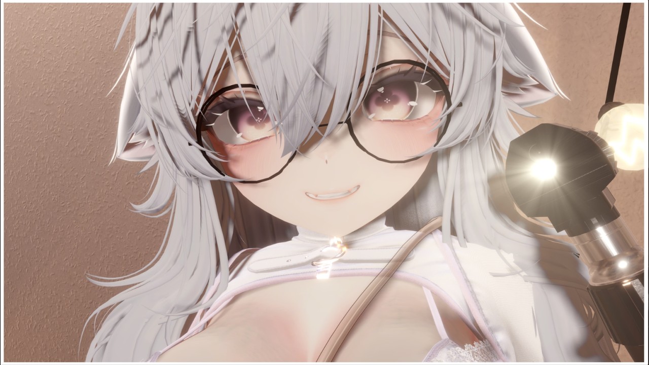 【ASMR Visual Vrchat】Silent Cranial Nerve Exam from your Catgirl Doctor~!