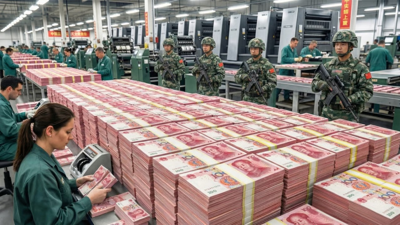 Inside China’s High-Security Mint: The Secret Process of Printing Renminbi (Full Process)