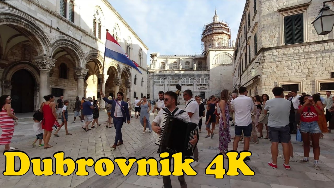 Walk around Dubrovnik Croatia. [4K]