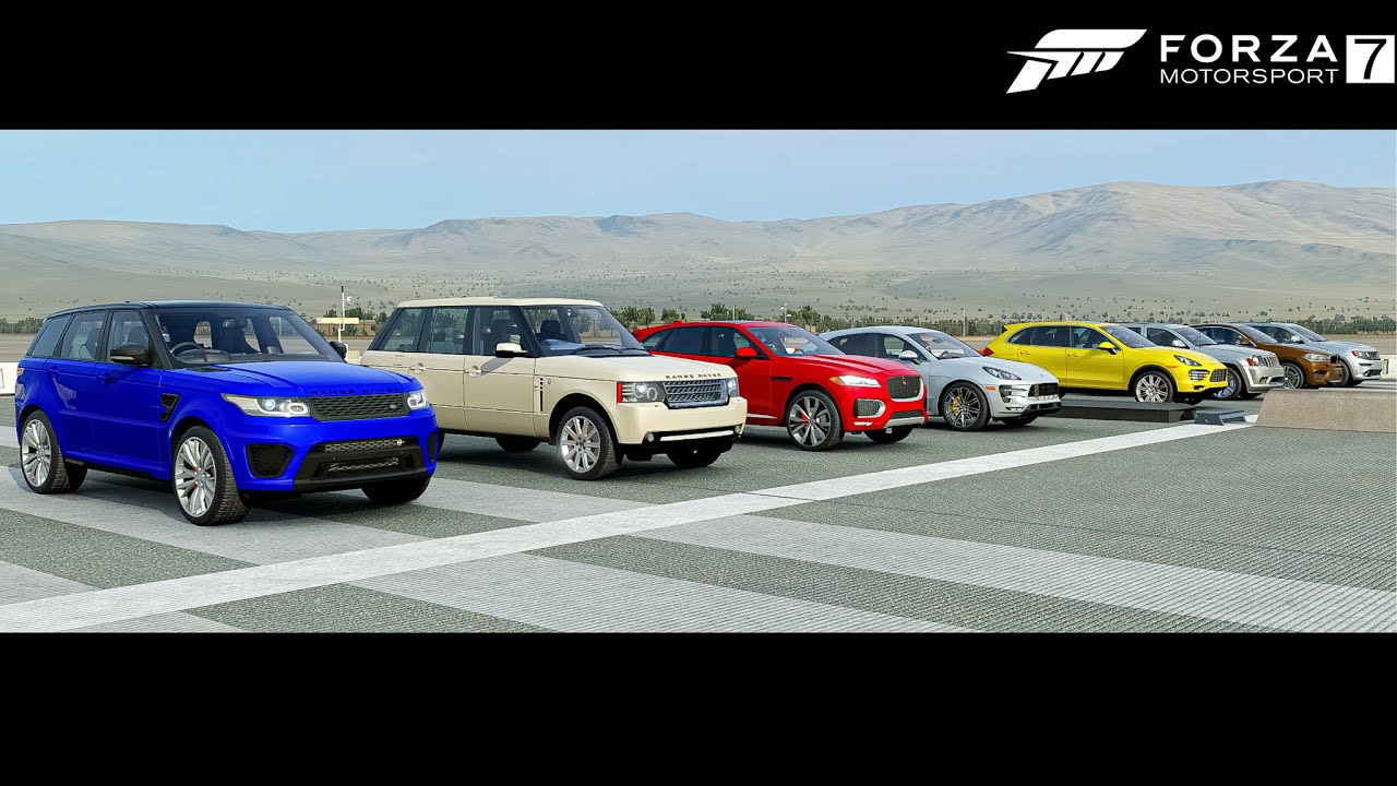 World's Greatest Stock SUV Cars Drag Race | Forza Motorsport 7