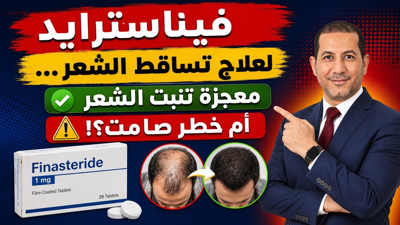 فيناسترايد فى علاج الصلع الوراثى: دواعى استخدامه وفوائده والآثار الجانبية Fenastride #د_سامح_البكري