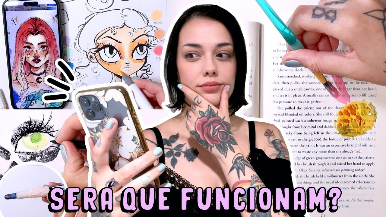 TESTANDO TRUQUES DE ARTE VIRAIS  - SERÁ QUE FUNCIONAM?