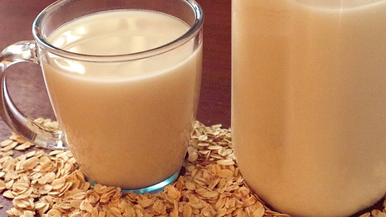 How to make oat milk without blender & rose water pudding (malabi)
