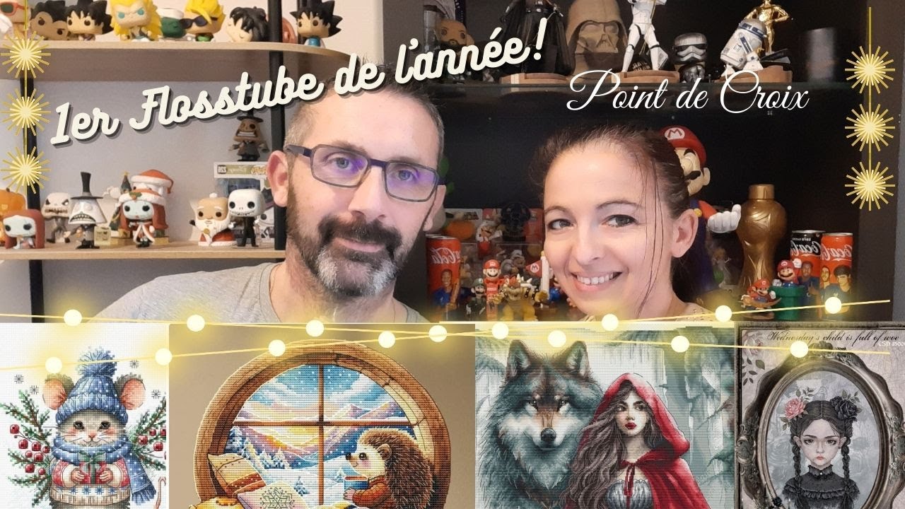 Point de croix 1er Flosstube de l'année !