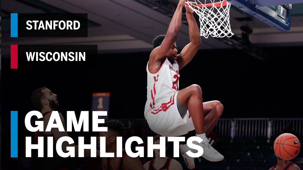 Highlights: Stanford Cardinal vs. Wisconsin Badgers | Big Ten Basketball | Battle 4 Atlantis