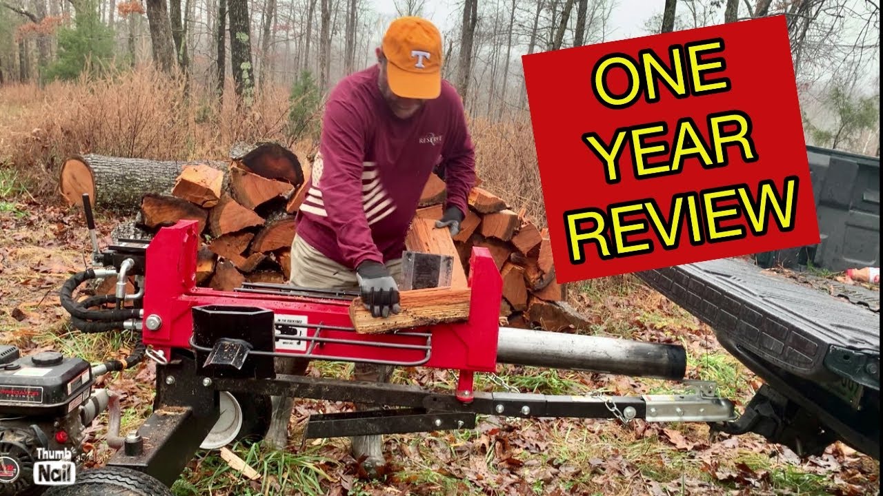 Harbor Freight Predator 20 Ton 212cc Log Splitter Review:  In depth review after one year of use