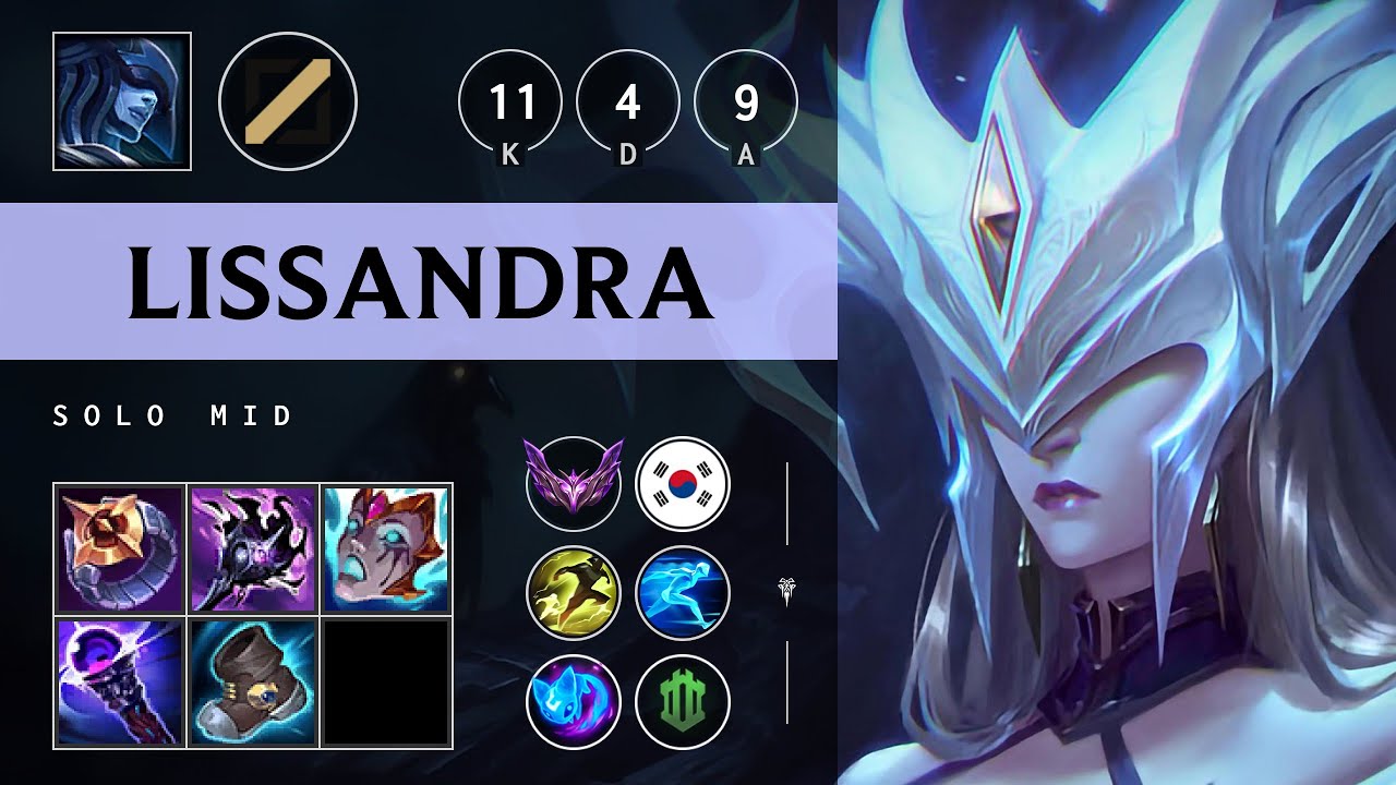 Lissandra Mid vs Irelia: Triple Kill, Dominating - KR Master Patch 25.S1.2
