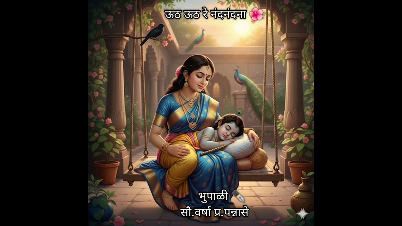 भुपाळी#ऊठ ऊठ रे नंदनंदना#india#song#krishna
