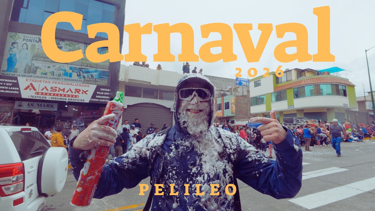 Karneval in Pelileo 2026 🇪🇨 – Carnaval en Ecuador