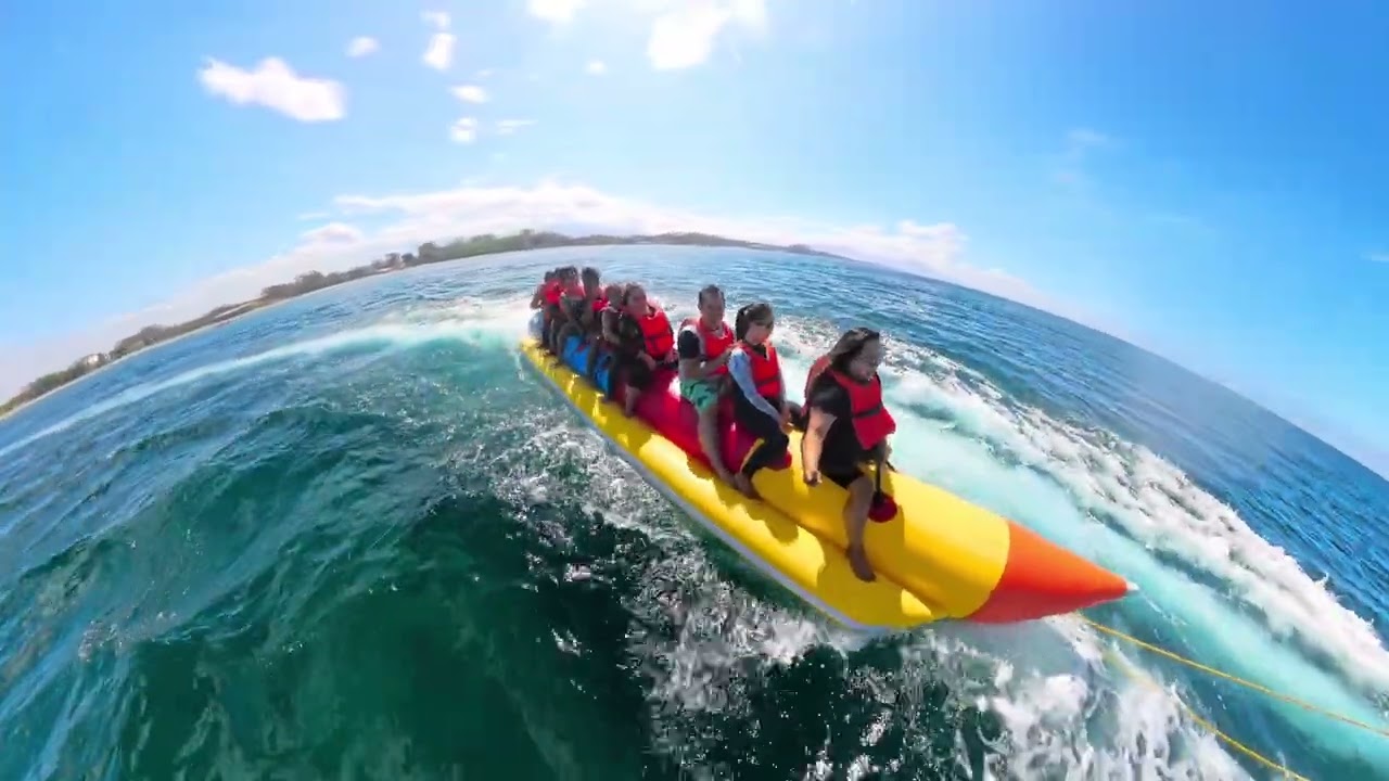 Banana Boat Ride - Muntik na kaming malunod | Using 360 camera