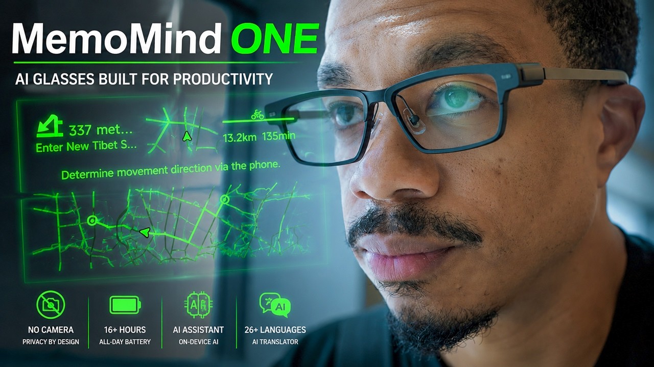 Умные очки БЕЗ камеры?? | MemoMind ONE AI Glasses