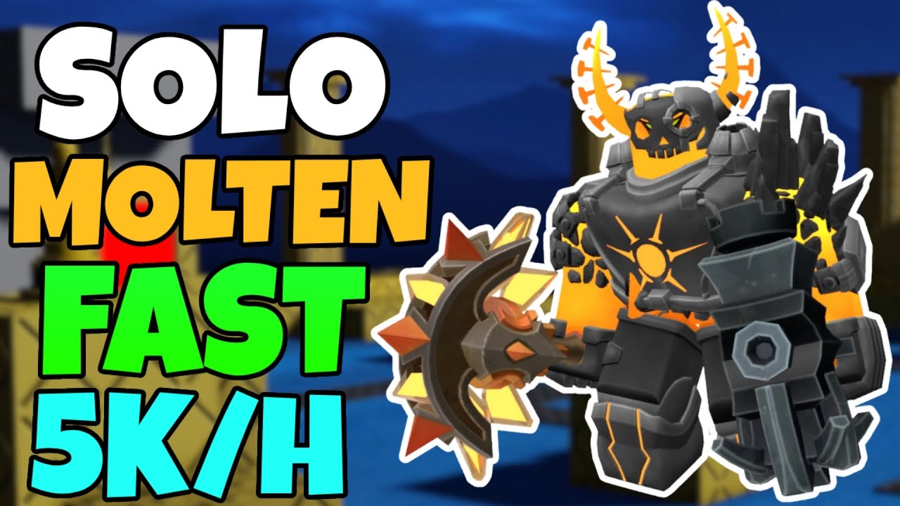 SOLO FAST MOLTEN TRİUMPH + EASY GUIDE | TDS Tower Defense Simulator