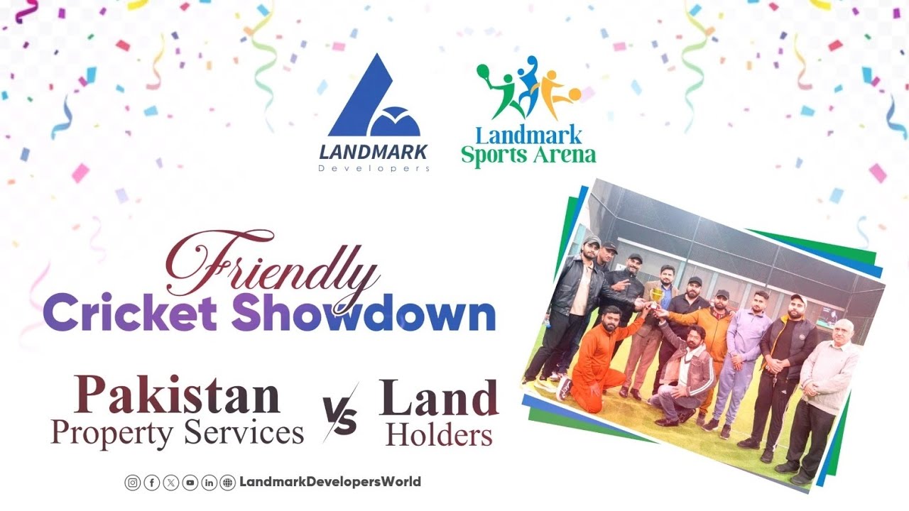 Epic Friendly Cricket Match: Pakistan Property Services vs Landholders 🔥