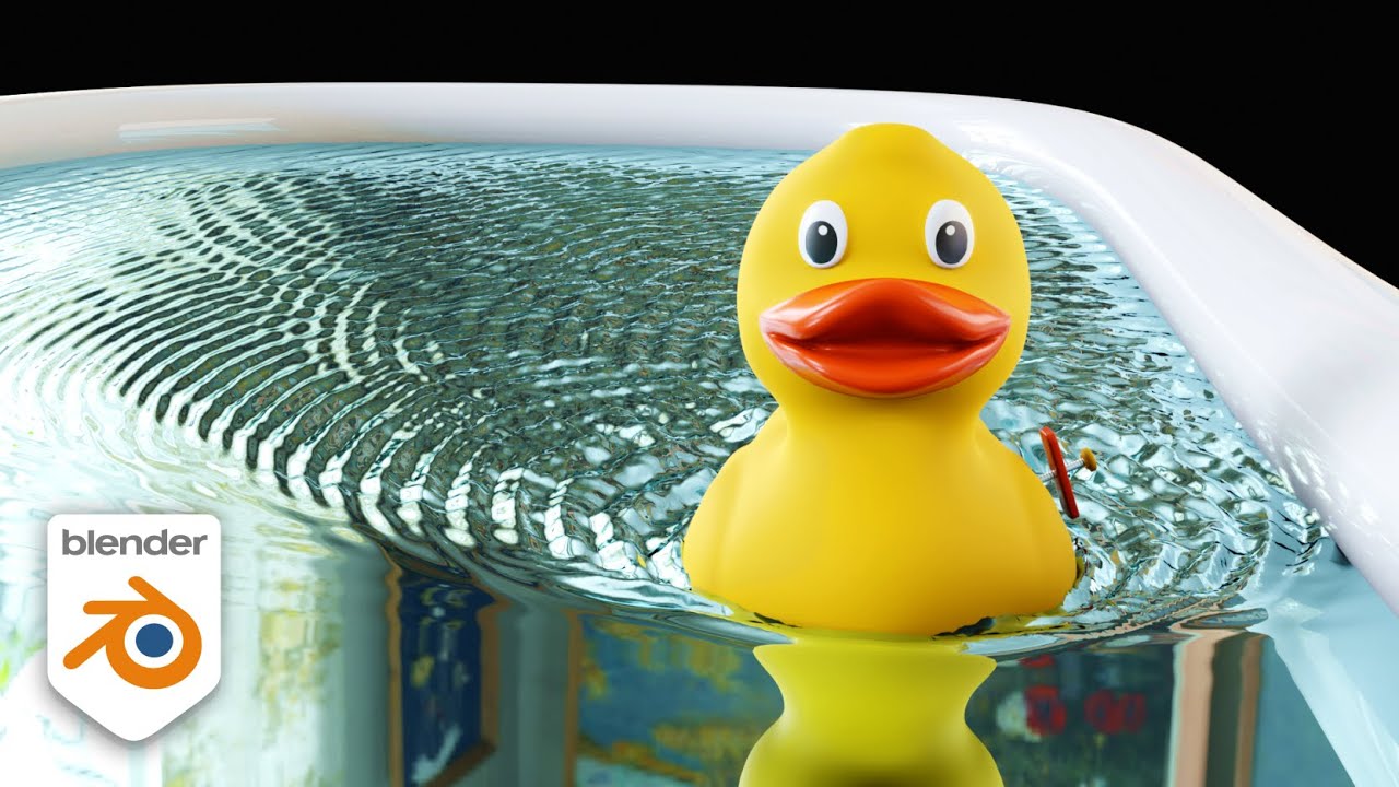 Como fazer ÁGUA ANIMADA no Blender 3D (Dynamic Paint)