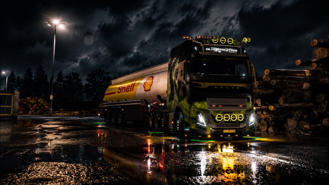 Dangerous Cargo at Night | Kerosene Delivery | Oslo to Bratislava | ETS2