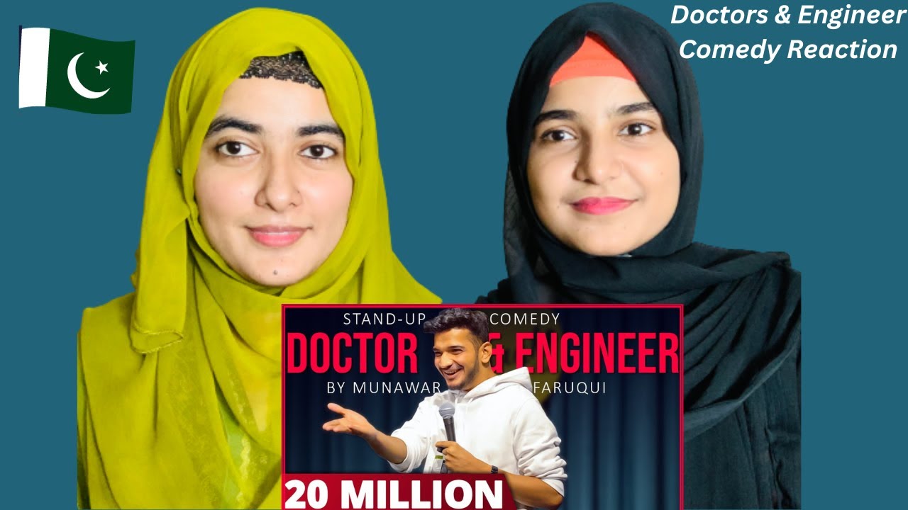 Doctor & Engineer Reaction| Crowd Work | Stand-Up Comedy By Munawar Faruqui |Pakistani Reaction