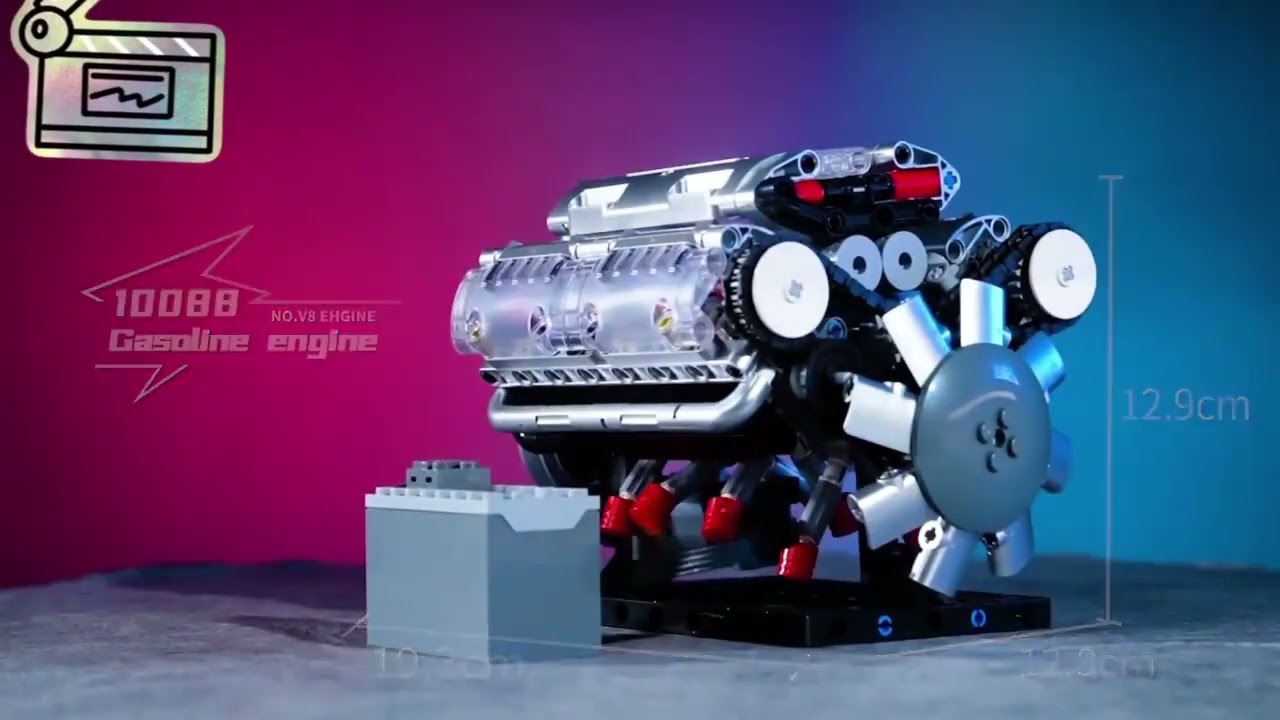Brinquedos de modelo com motor V8