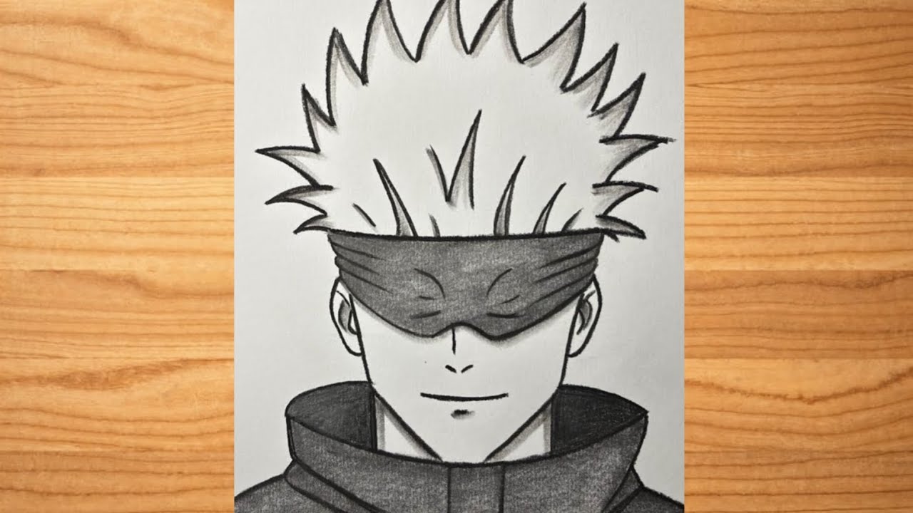 How to Draw Gojo Sataro  || Gojo Drawing Tutorial for beginners || Easy Tutorial 