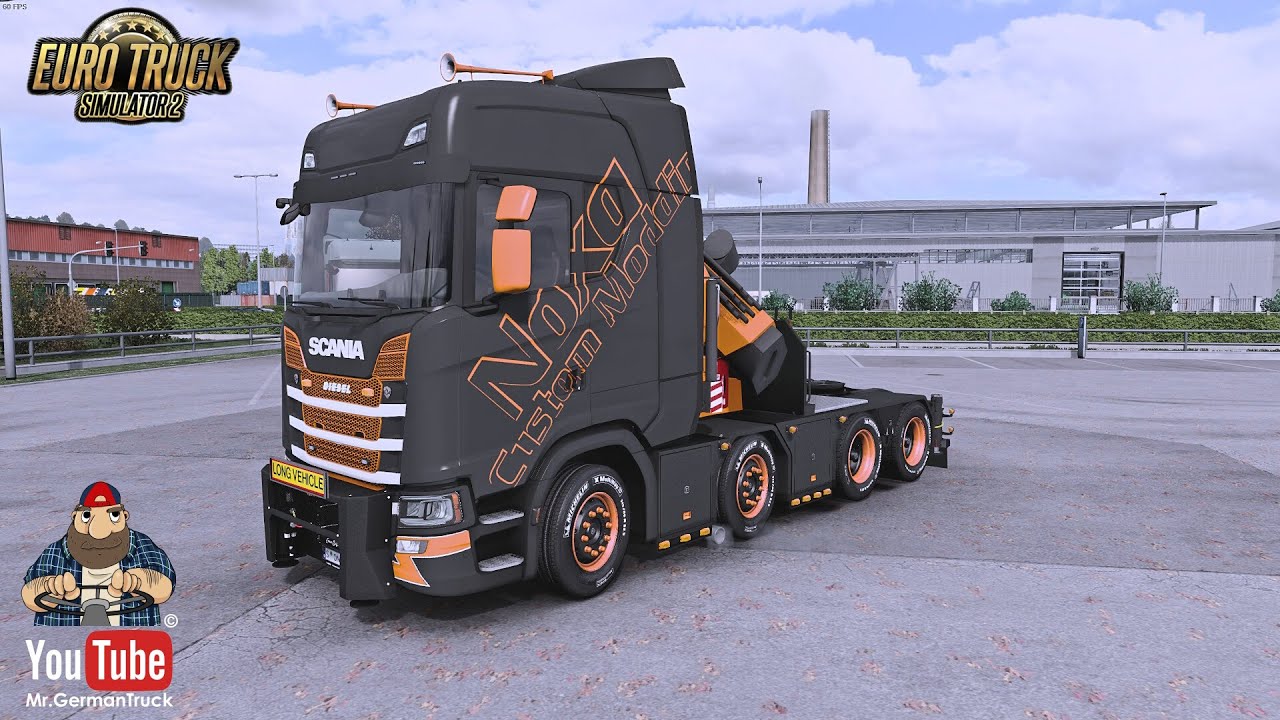 [ETS 2 v1.47] Scania RJL/NG Crane Chassi + Trailer + many Addons *Hot or Schrott*