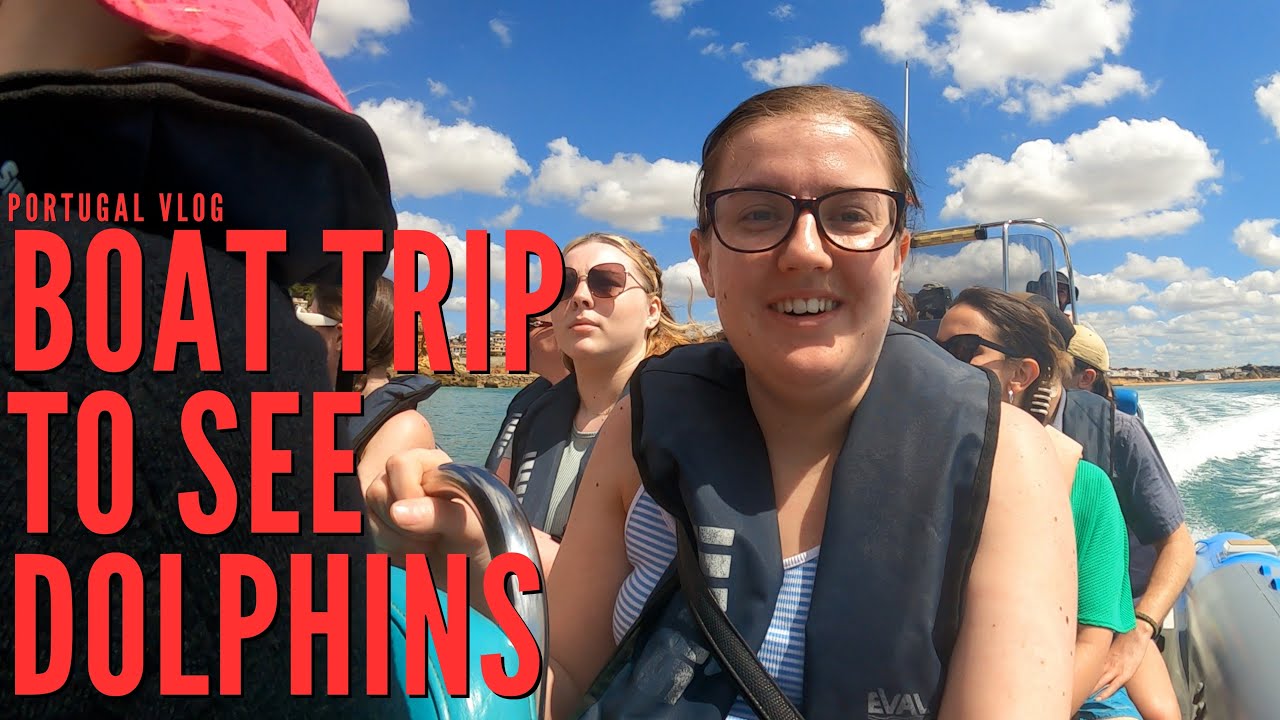 An Algarve boat trip to see Dolphins & Benagil Sea Caves ! | Vlog |