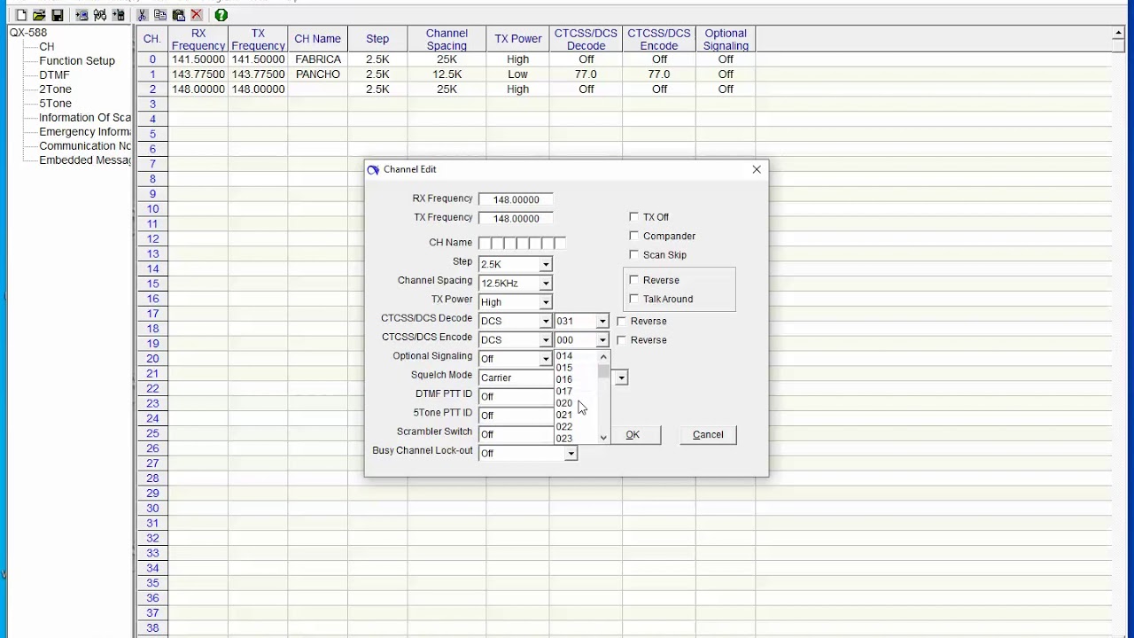 anytone at588 programaci&oacute;n mediante software.
