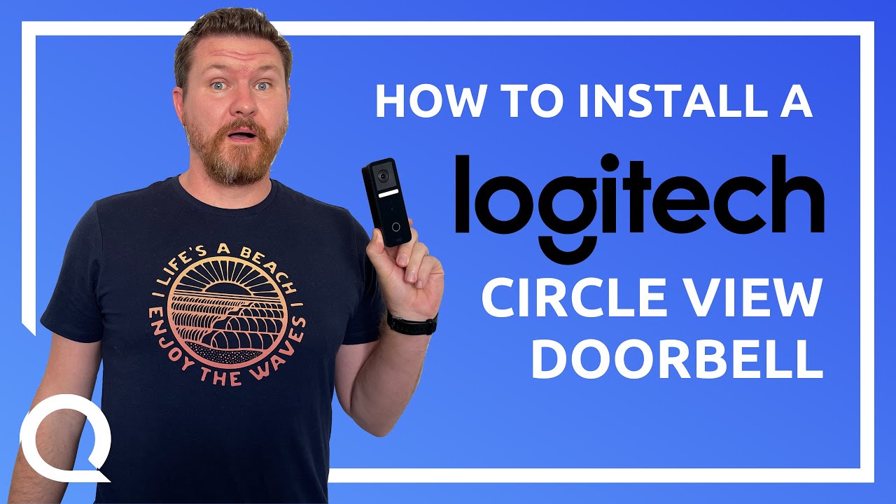 Установка дверного звонка Logitech Circle View