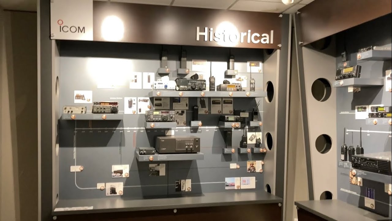 Ham radio museum at Icom America&rsquo;s new headquarters building