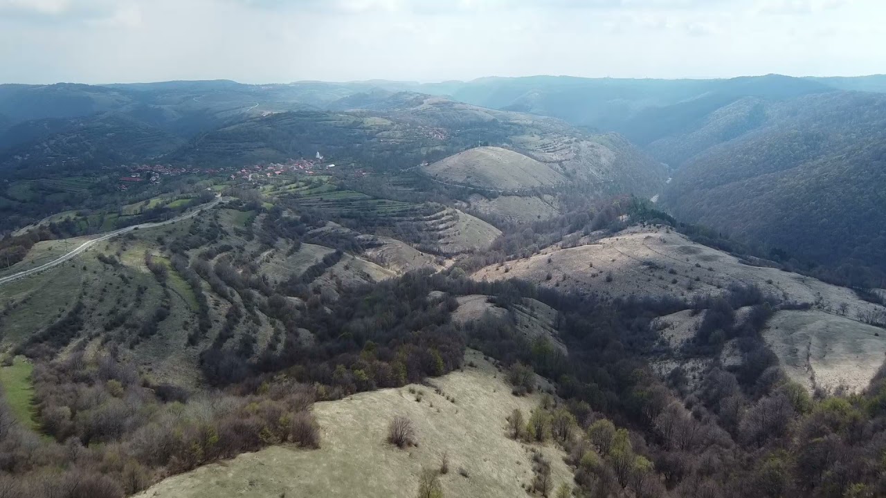 Satele Sohodol și Lelese din Ținutul Pădurenilor, imagini aeriene