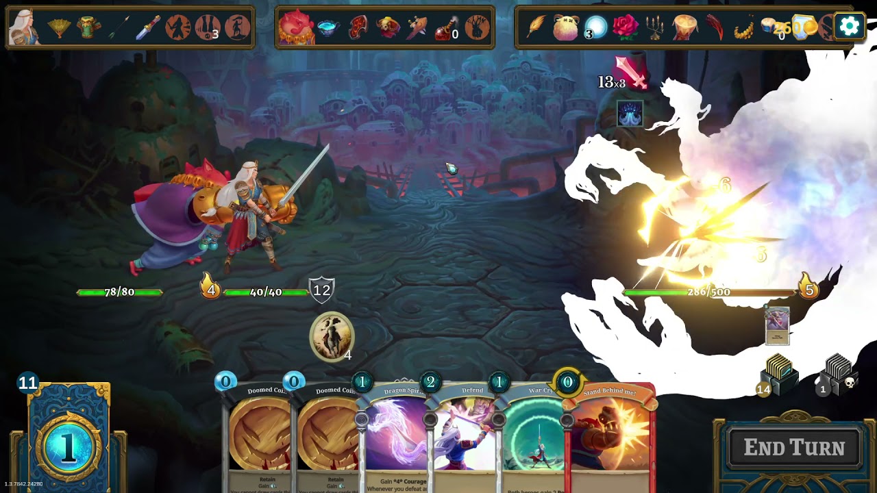 Flex + Berserker's Brew Exploit in Roguebook