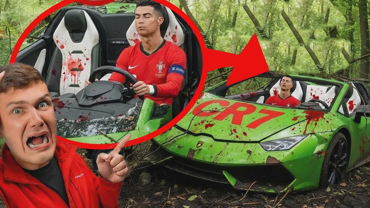 Abbiamo trovato la Lamborghini incidentata di Ronaldo! È davvero l’auto di CR7?