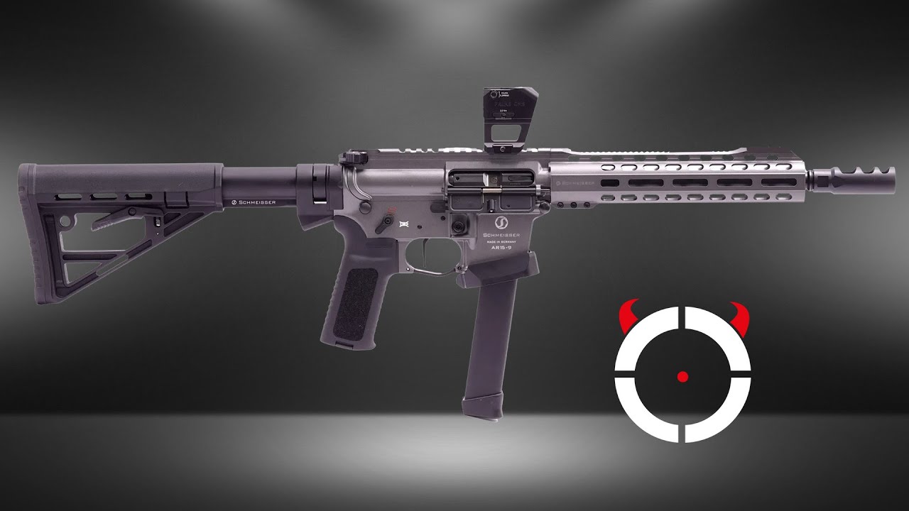 MON PCC POUR LE CHAMPIONNAT DE FRANCE SCHMEISSER AR-9 - 9S S4F PCC 9X19