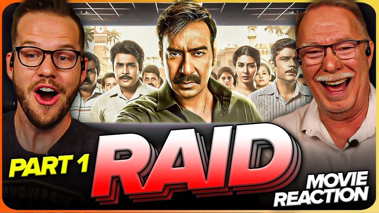 Raid Movie Reaction Part 1/2 | Ajay Devgn | Ileana D'Cruz | Raj Kumar Gupta