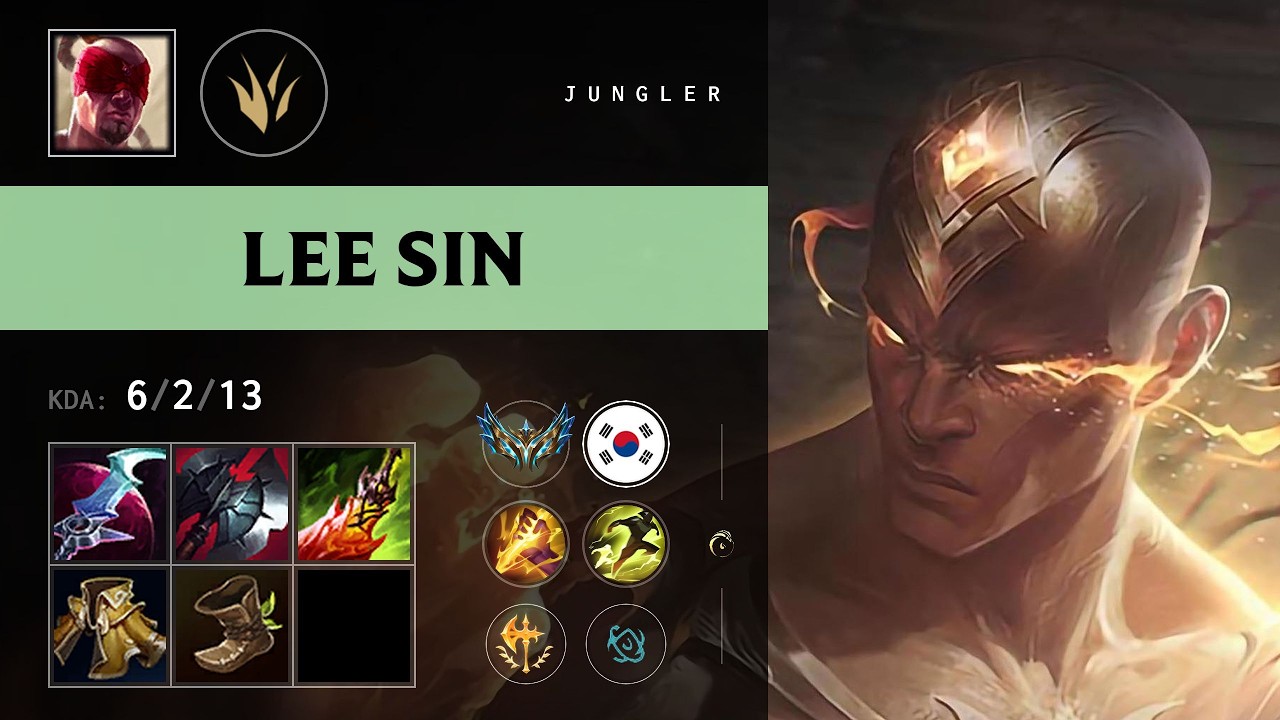 Lee Sin Jungle vs Vi - KR Challenger Patch 26.18