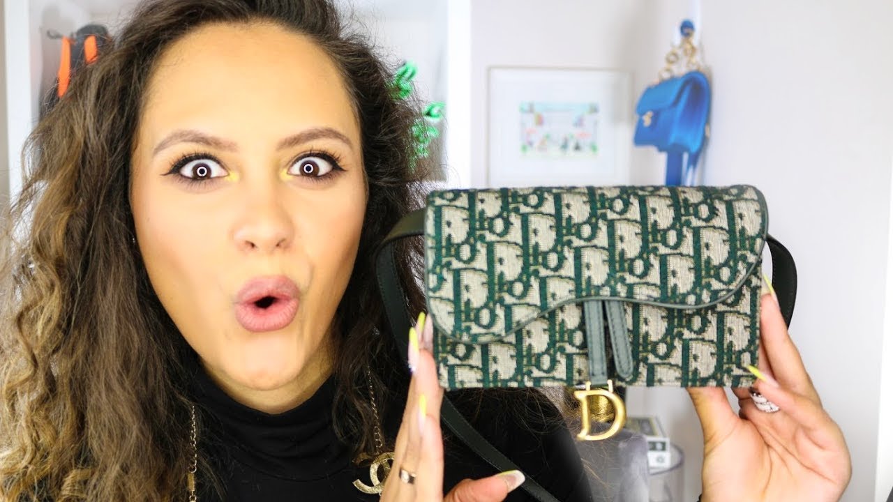 DIOR BELT BAG REVIEW & 4 WAYS TO STYLE | DIOR OBLIQUE SADDLE CLUTCH