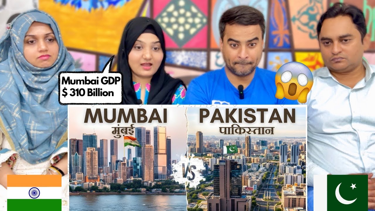 Mumbai City Vs Pakistan Full Comparison  UNBIASED! | Mumbai Vs Pakistan | Amber Rizwan Reaction!!