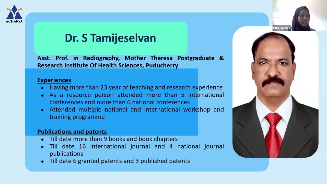 Webinar Series 08 | Fusion Imaging: Principles & Applications by Dr. S. Tamijeselvan #webinar