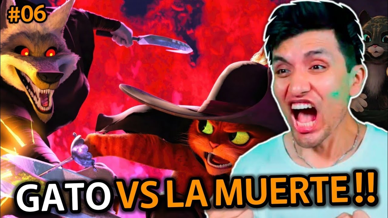 JUGANDOR REACCIONA AL GATO CON BOTAS 2 