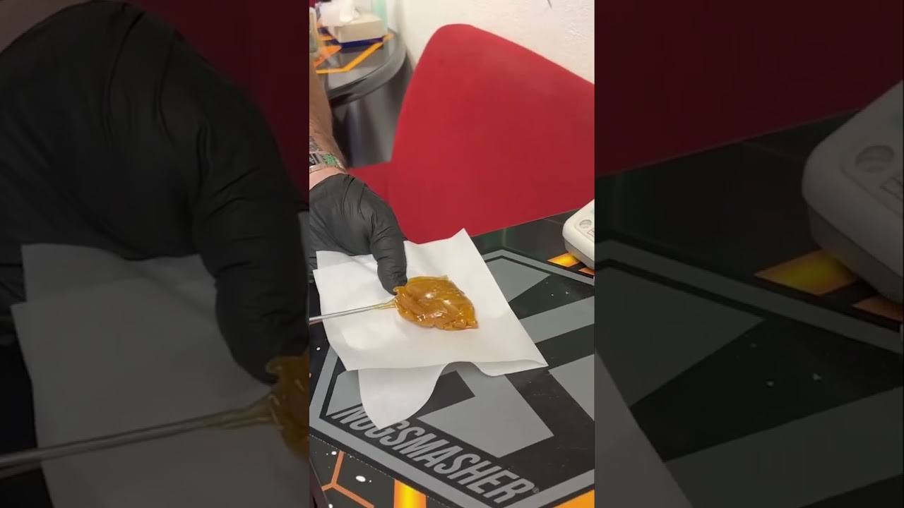 Rosin Yield Reveal: Watch the Magic Happen (Easy Collection) #shorts
