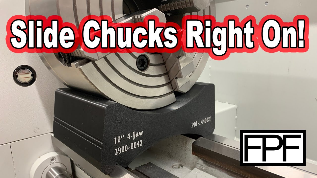 3D Printed Lathe Chuck Alignment & Mounting Sleds - PM-1440GT