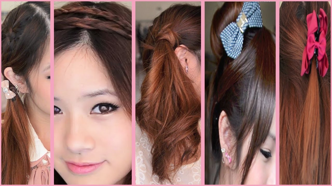 5 Quick and Easy Back to School Hairstyles