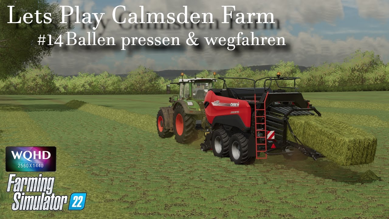 LS22 Calmsden Farm #14 Ballen pressen und wegfahren | Farming Simulator 22