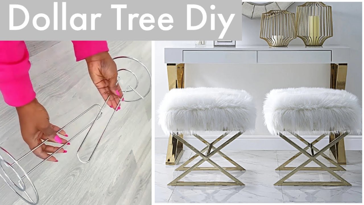 NEW DOLLAR TREE Faux STOOL SET IDEA TO TRYOUT!