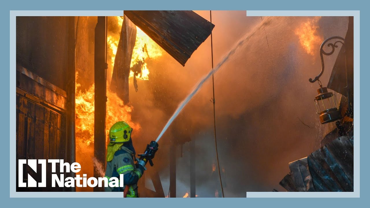 Kuwait market fire leaves 14 injured