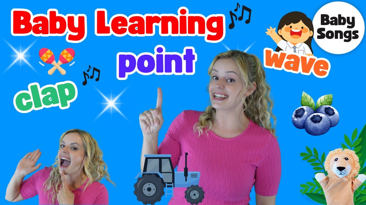 Baby Learning Gestures! Learn Gestures with Miss Katie's Baby Songs & Activities Videos For Toddlers