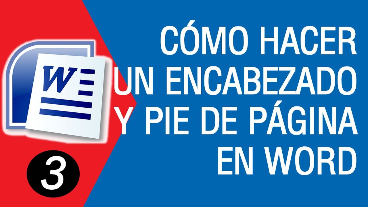 Como Hacer un Encabezado y Pie de Pagina en WORD