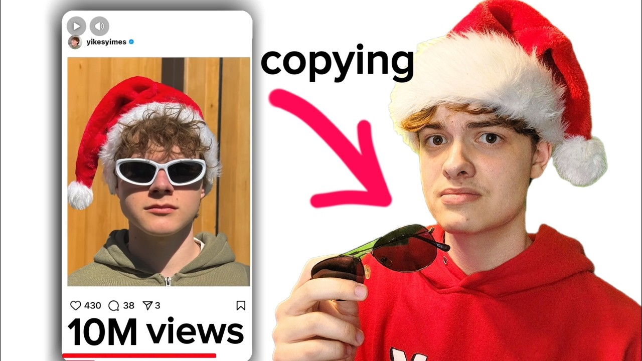 I Copied Yikes's Videos Without him Noticing
