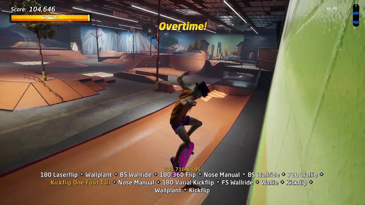 THPS 1+2 - 1.037 Billion Point Combo Skatestreet jensTHPS