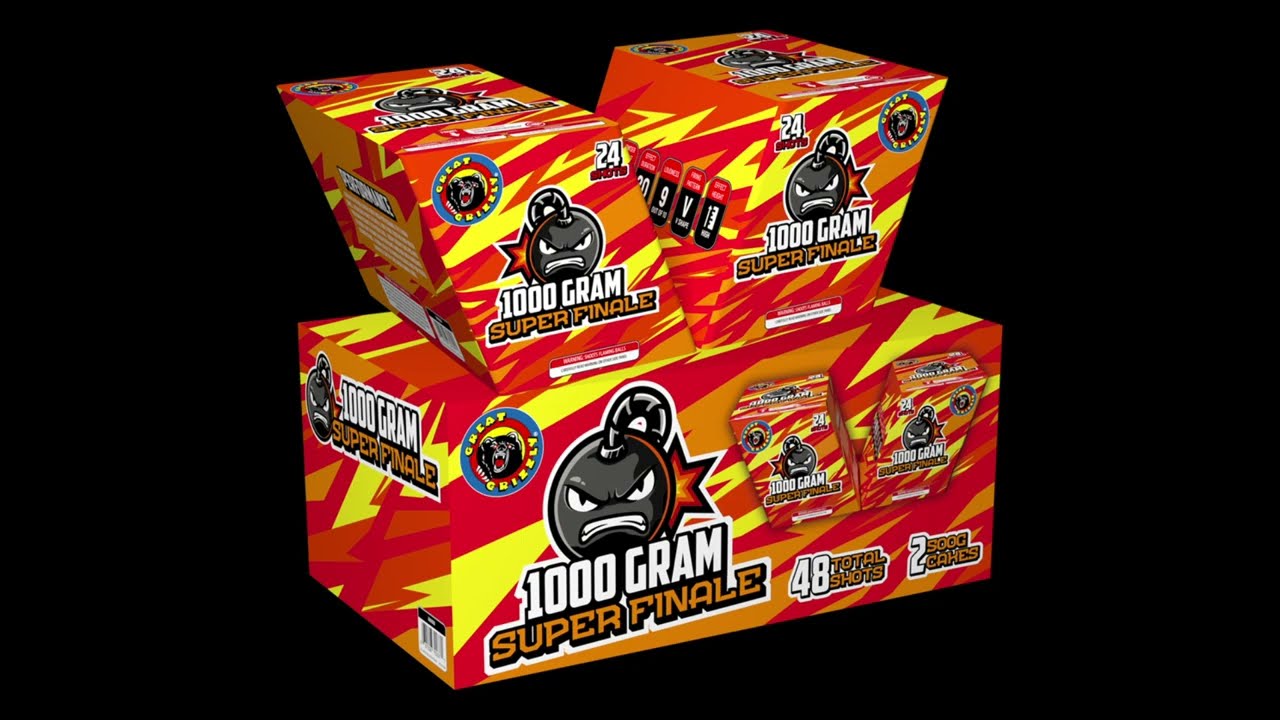 GREAT GRIZZLY | 1,000G SUPER FINALE | 500 GRAM CAKES